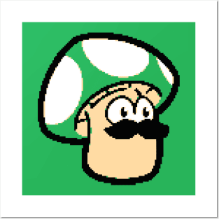 ShroomDood (Pixel/Green) Posters and Art